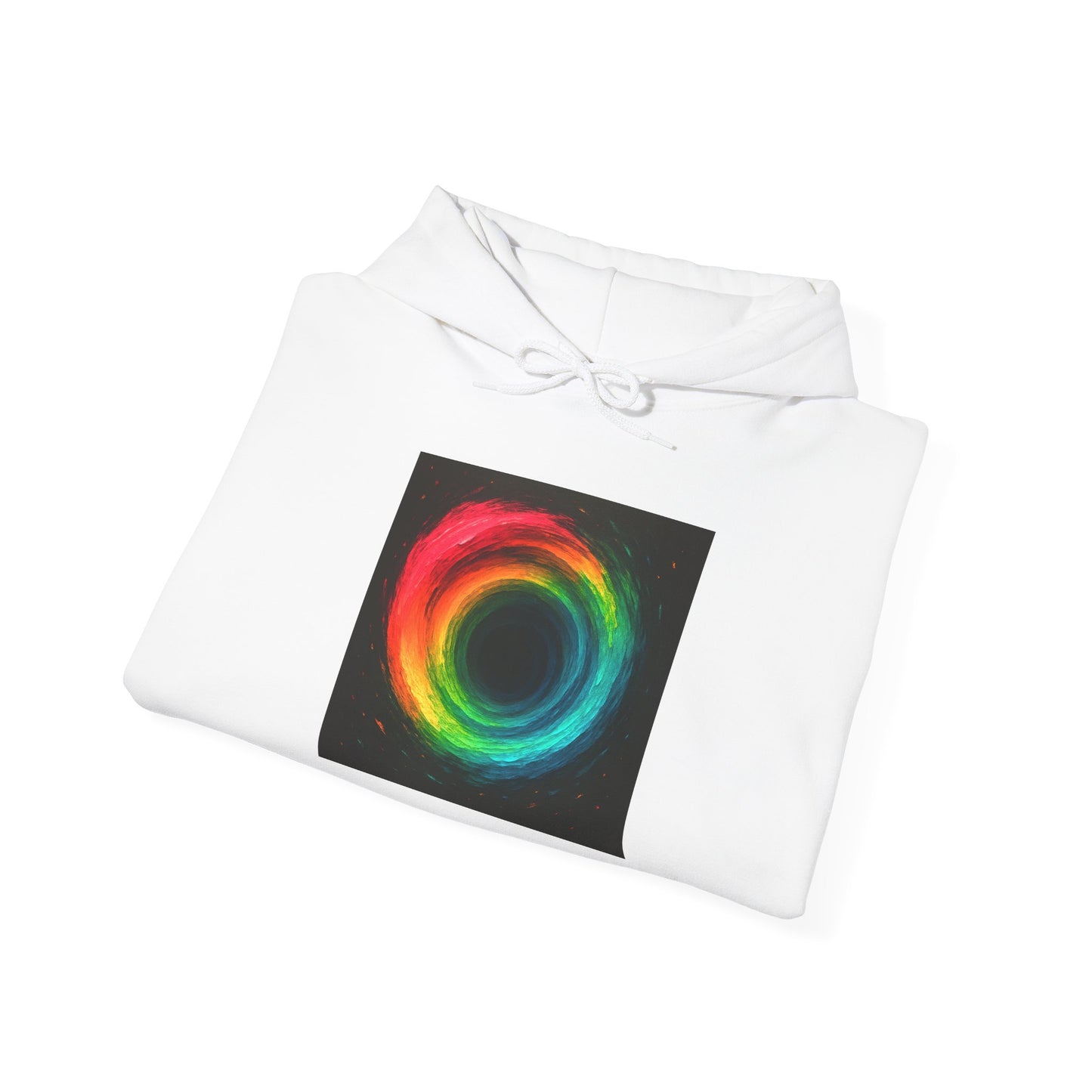 Colorful Circle Unisex Hoodie - Cyclone Design