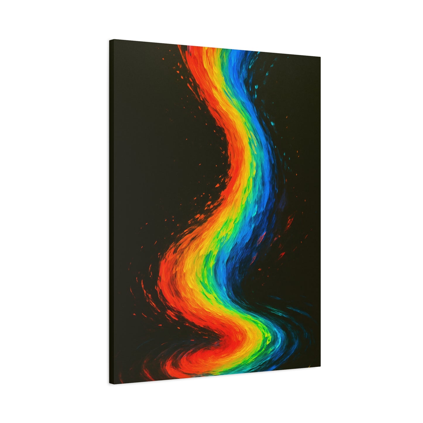 Rainbow Canvas Art Print - Melt Design