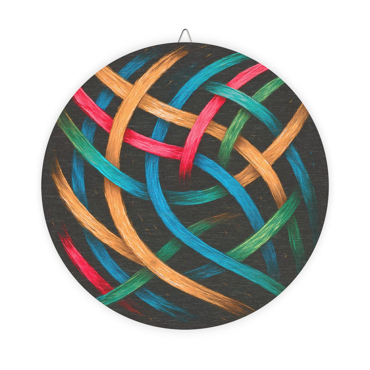 Artistic Home Décor Wood Print - Weave Design