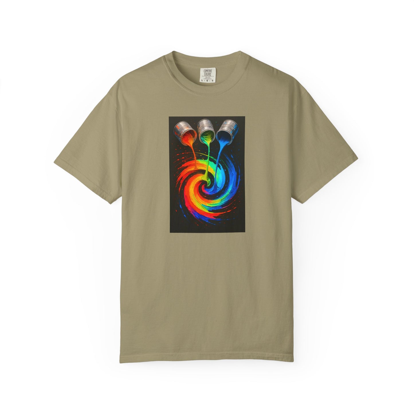 Colorful Artistic T-Shirt - Melt Design