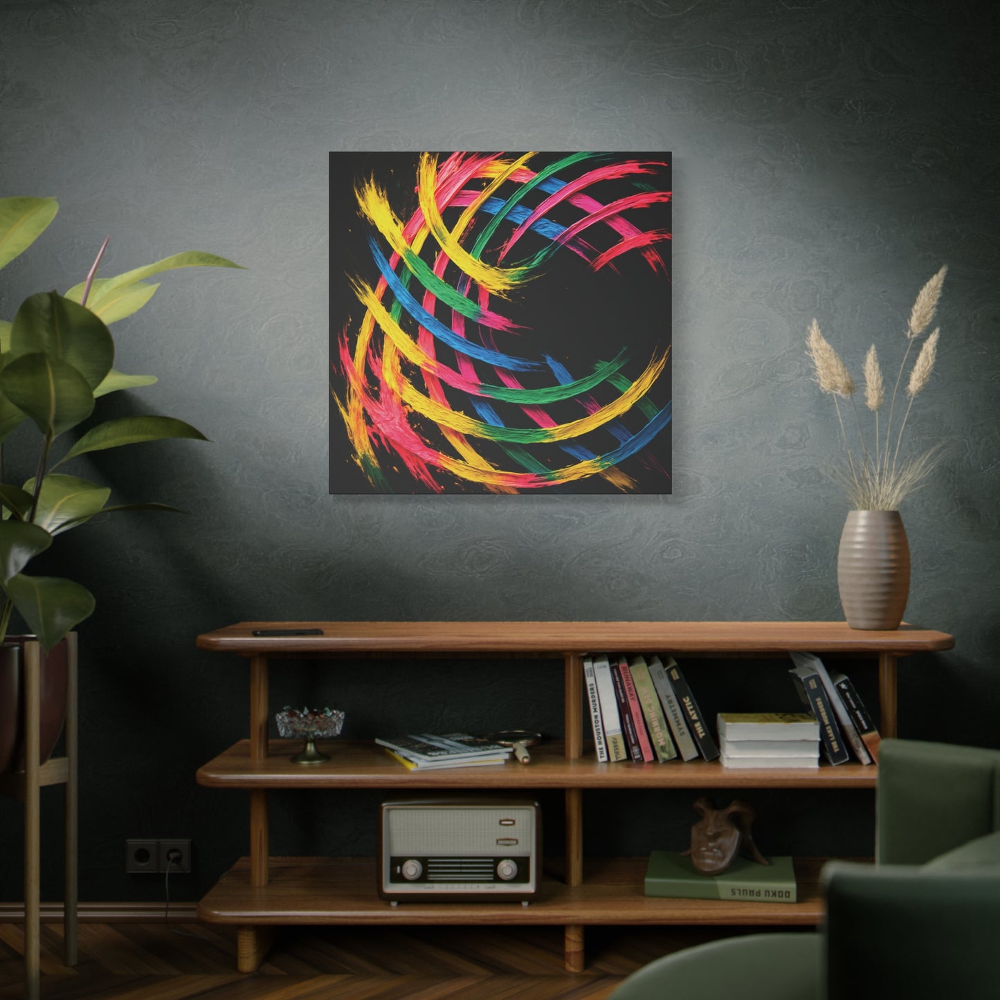 Vibrant Weave Canvas Print - 1.25