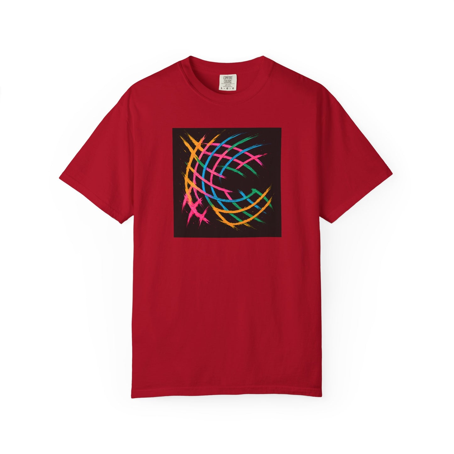 Colorful Abstract Unisex T-Shirt - Weave Design