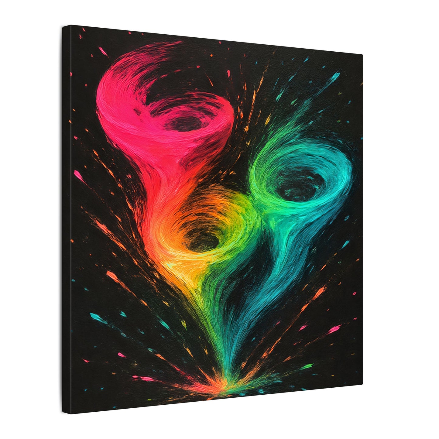 Abstract Wall Hanging Canvas Print - Cyclone Design
