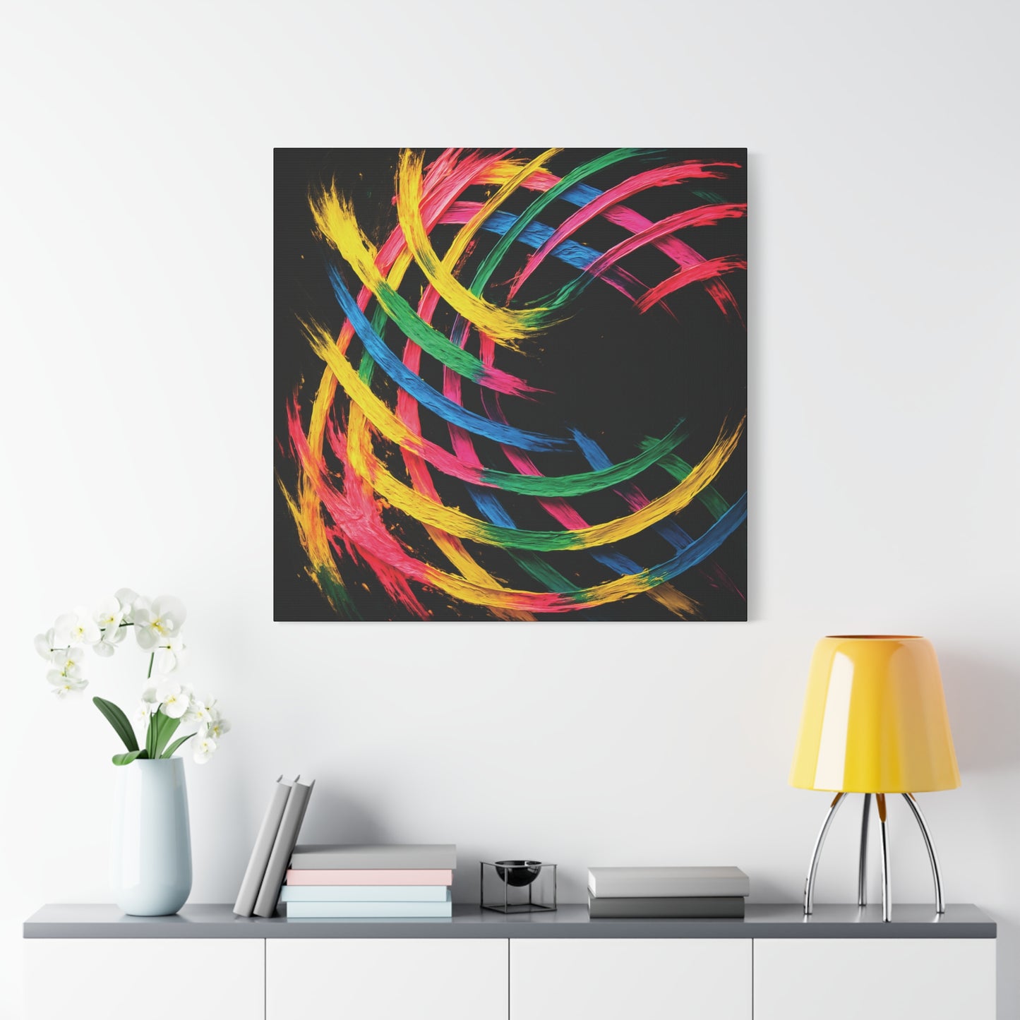 Vibrant Weave Canvas Print - 1.25