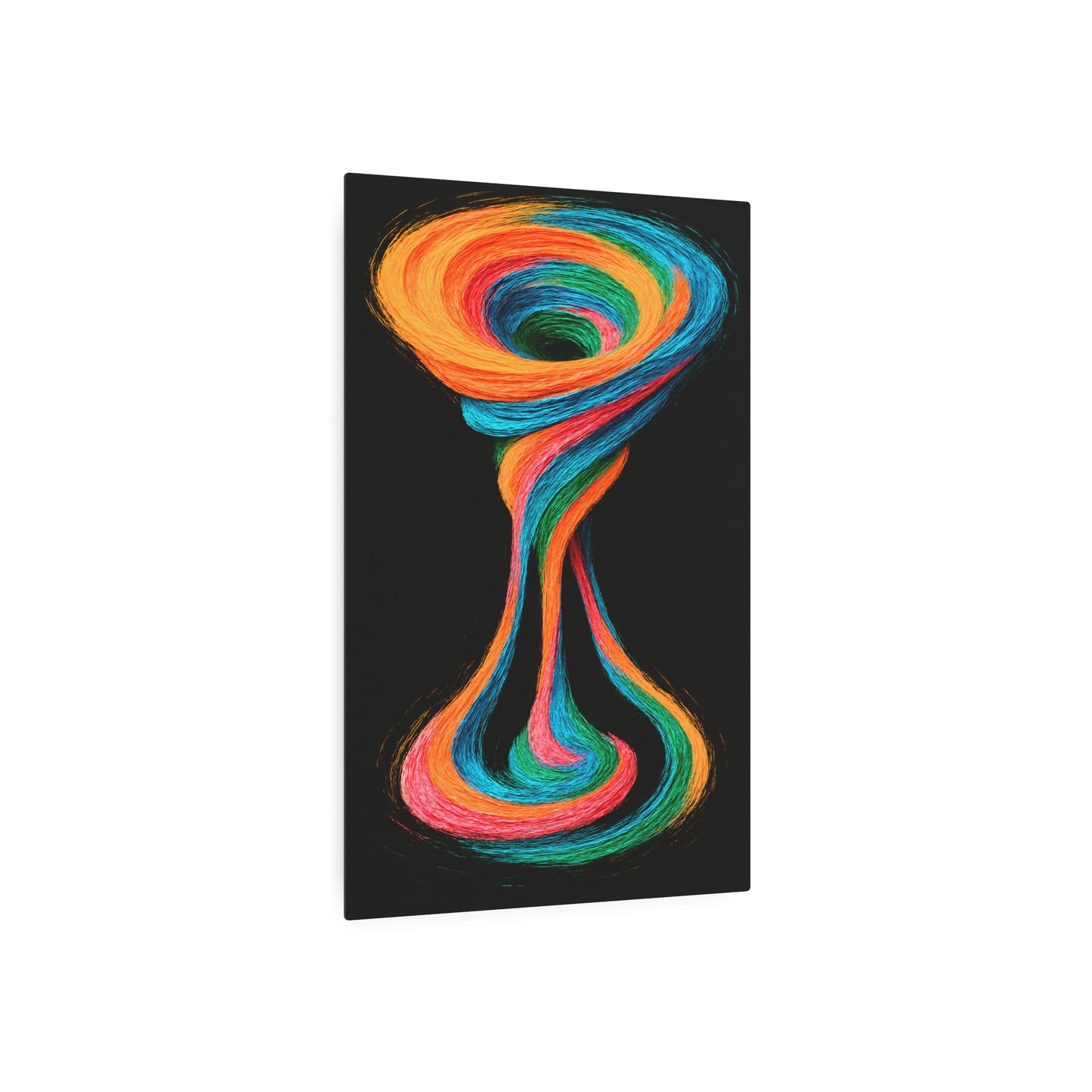 Colorful Abstract Metal  Wall Decor - Cyclone Design