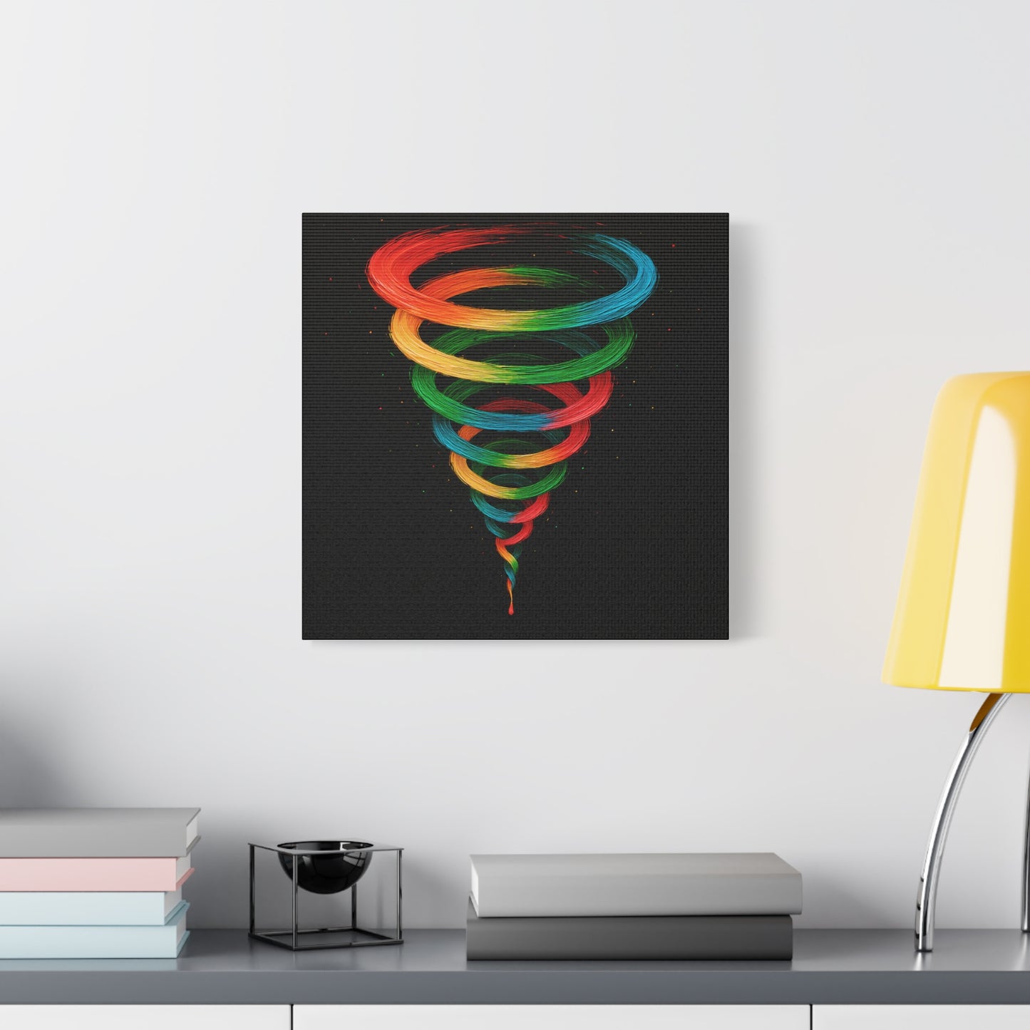 Vibrant Tornado Canvas Wall Art - Cyclone Design