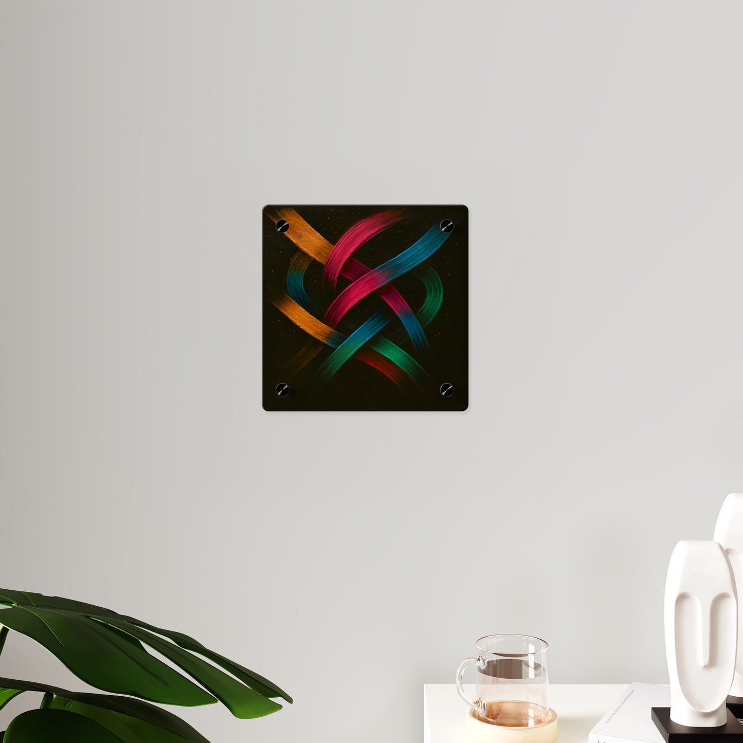 Modern Home Décor Acrylic Wall Art - Weave Design