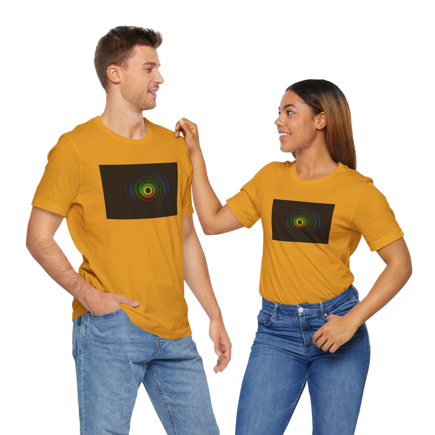 Colorful Wave Unisex Tee - Cyclone Design