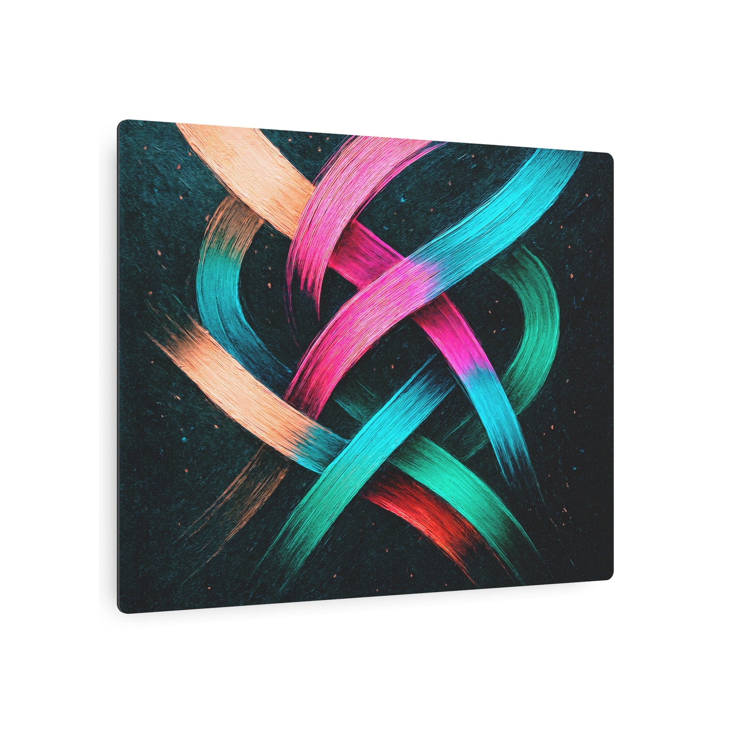 Vibrant Metal Art - Weave Design