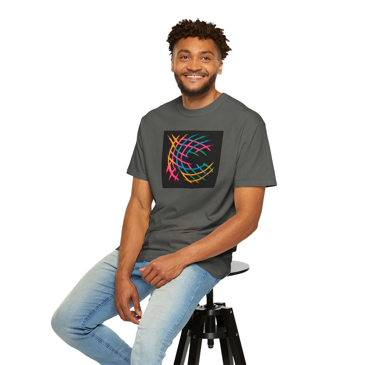 Colorful Abstract Unisex T-Shirt - Weave Design