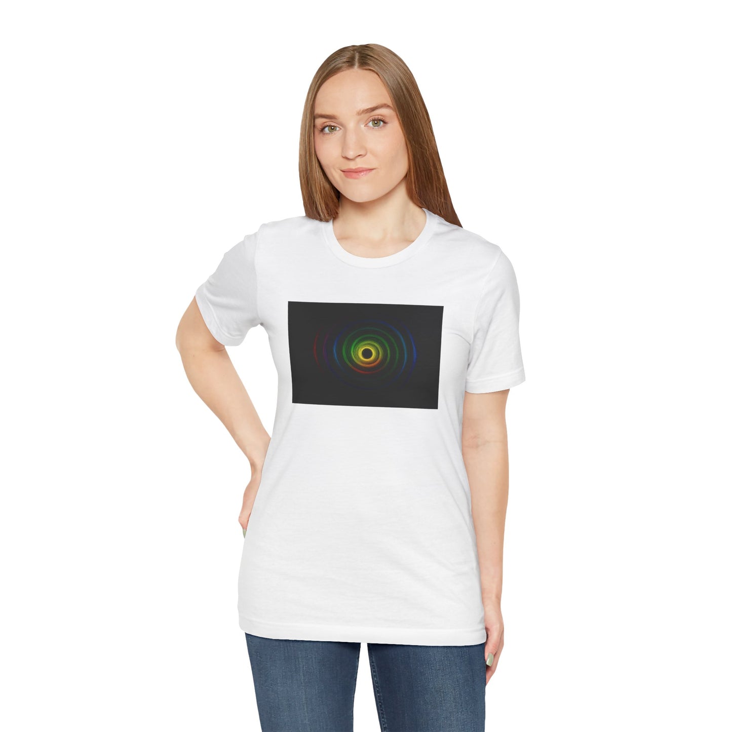 Colorful Wave Unisex Tee - Cyclone Design