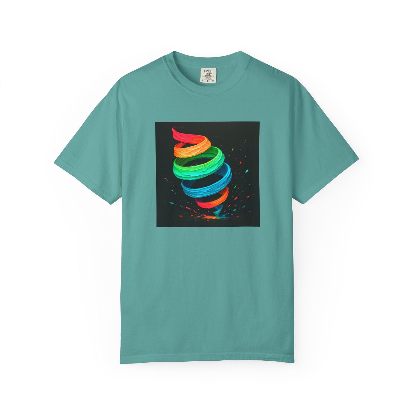 Colorful Swirl Unisex T-Shirt - Cyclone Design