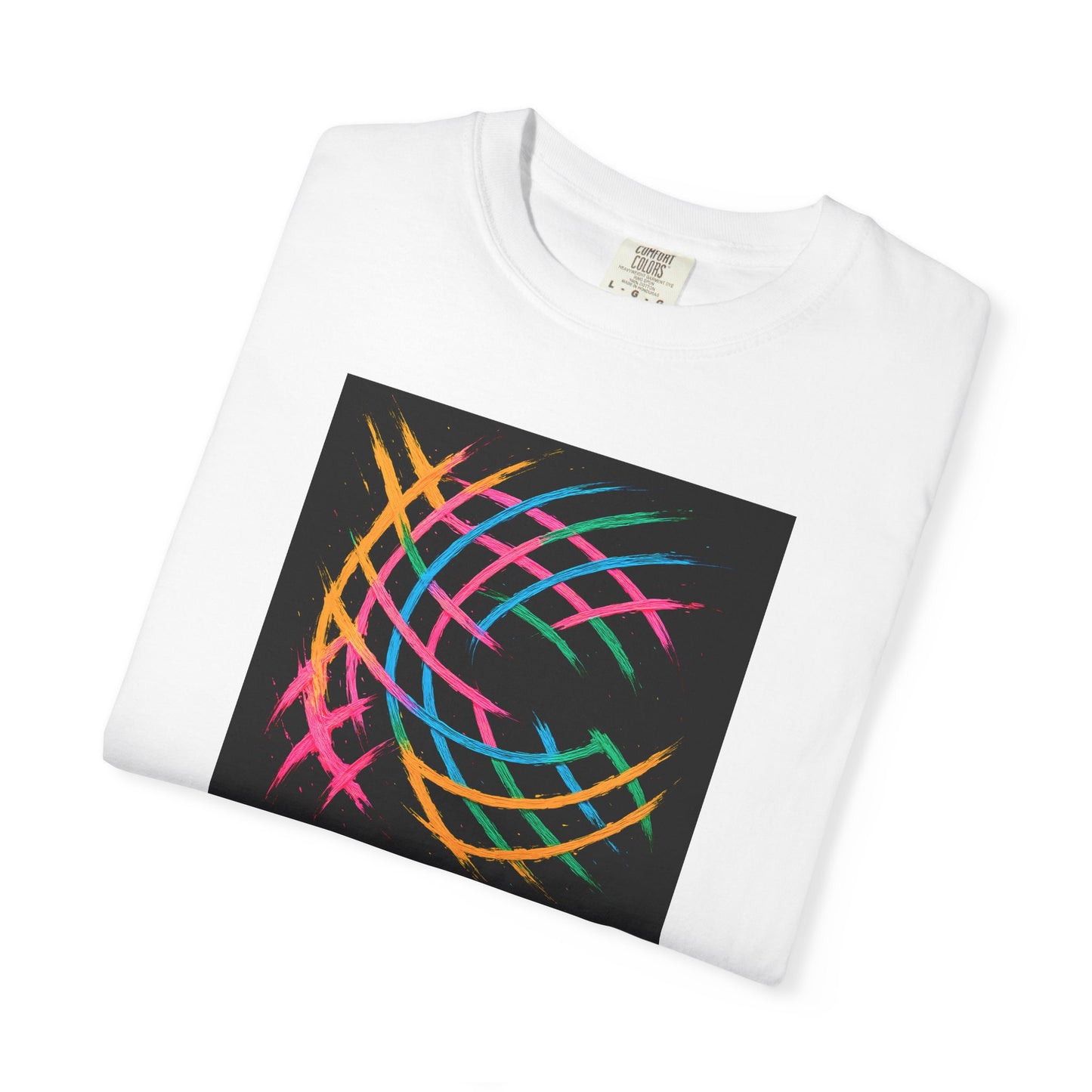 Colorful Abstract Unisex T-Shirt - Weave Design