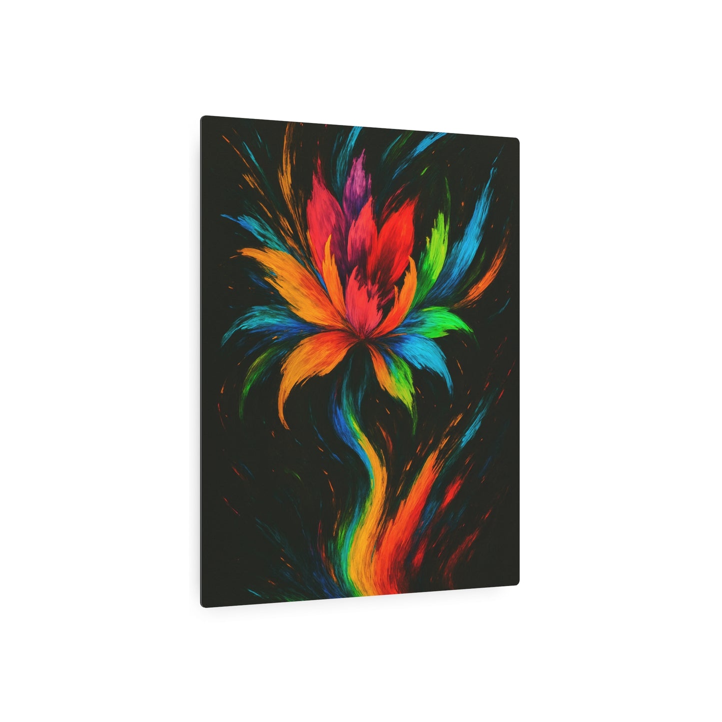 Vibrant Lotus Metal Art for Home Decor - Melt Design