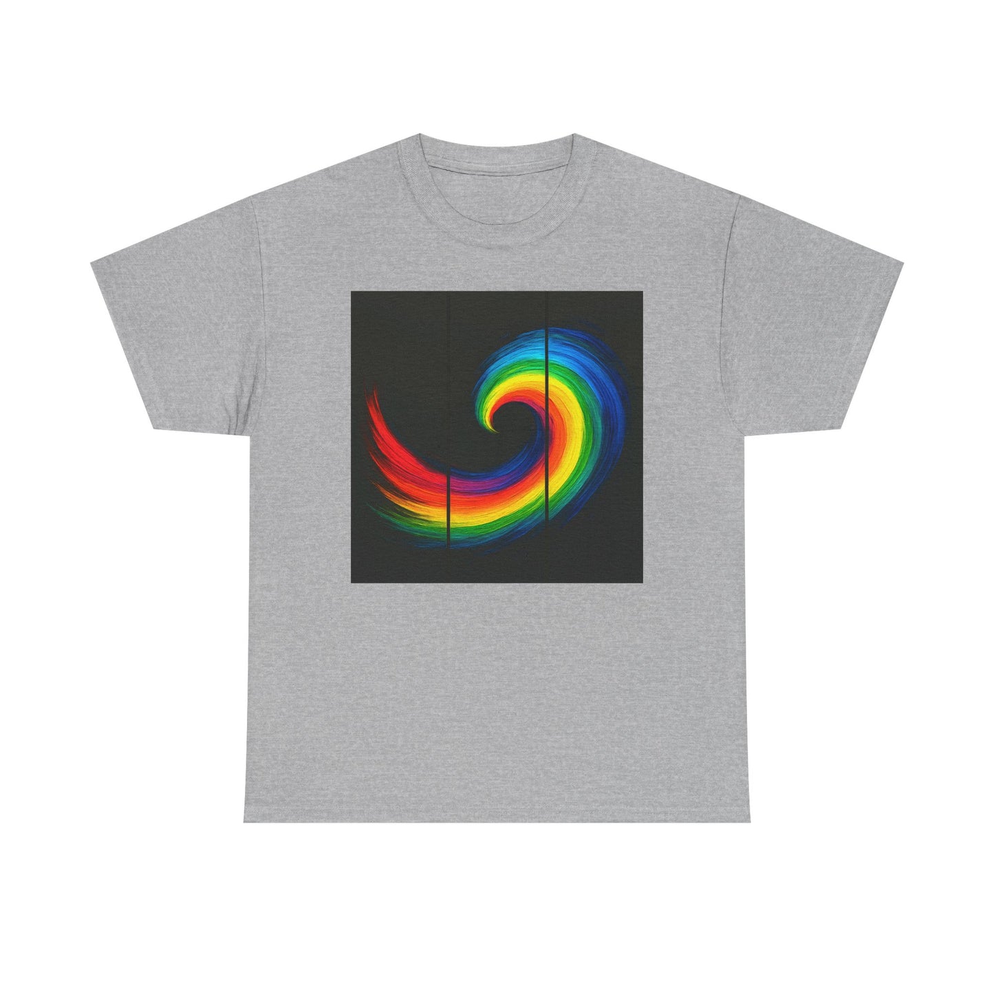Unisex Heavy Cotton Tee - Cyclone Design