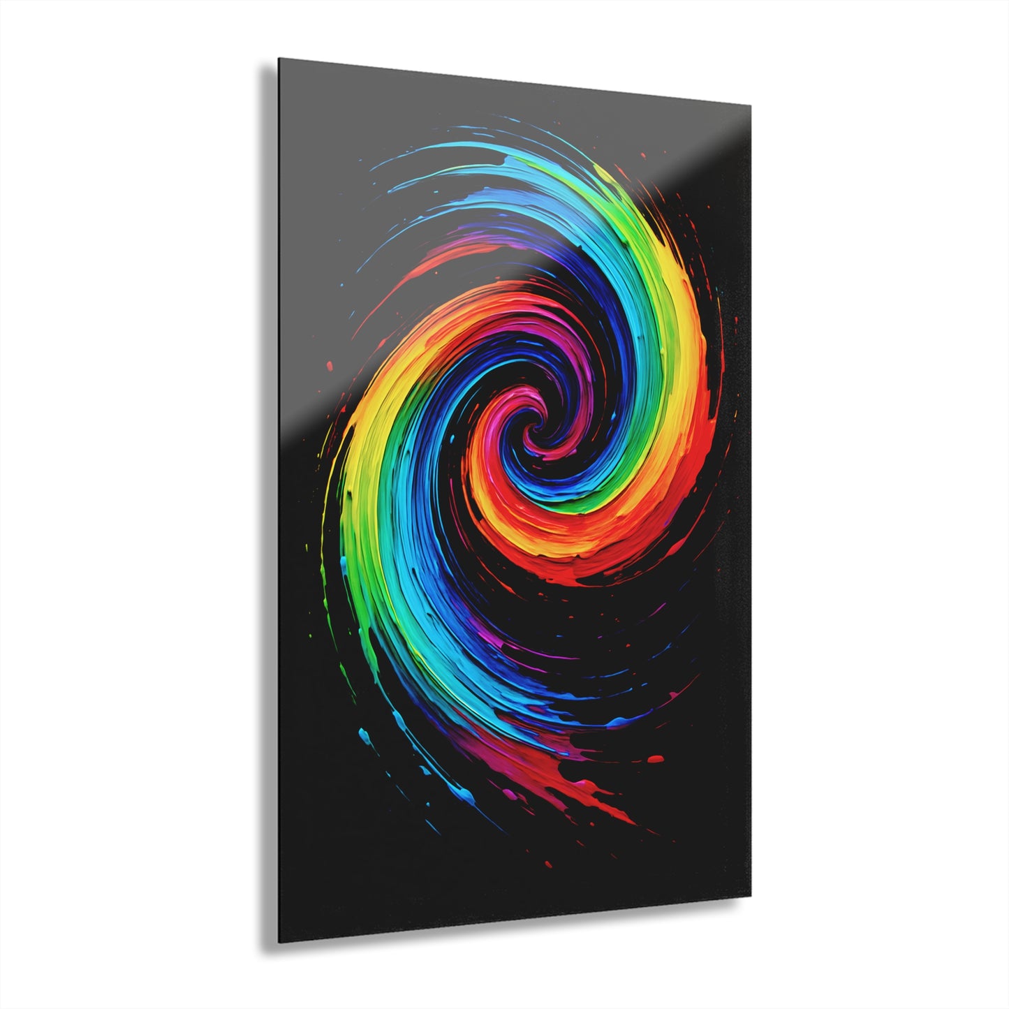 Vibrant Acrylic Wall Art Print - Cyclone Design