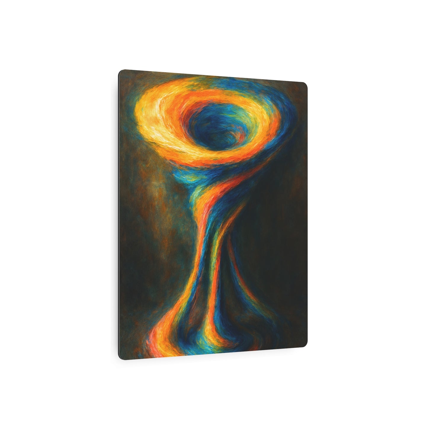 Colorful Wall Decor Metal Art - Cyclone Design