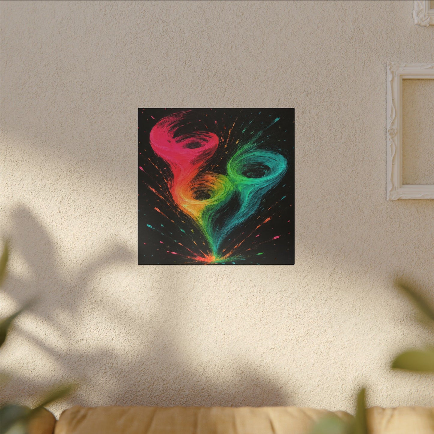 Abstract Wall Hanging Canvas Print - Cyclone Design