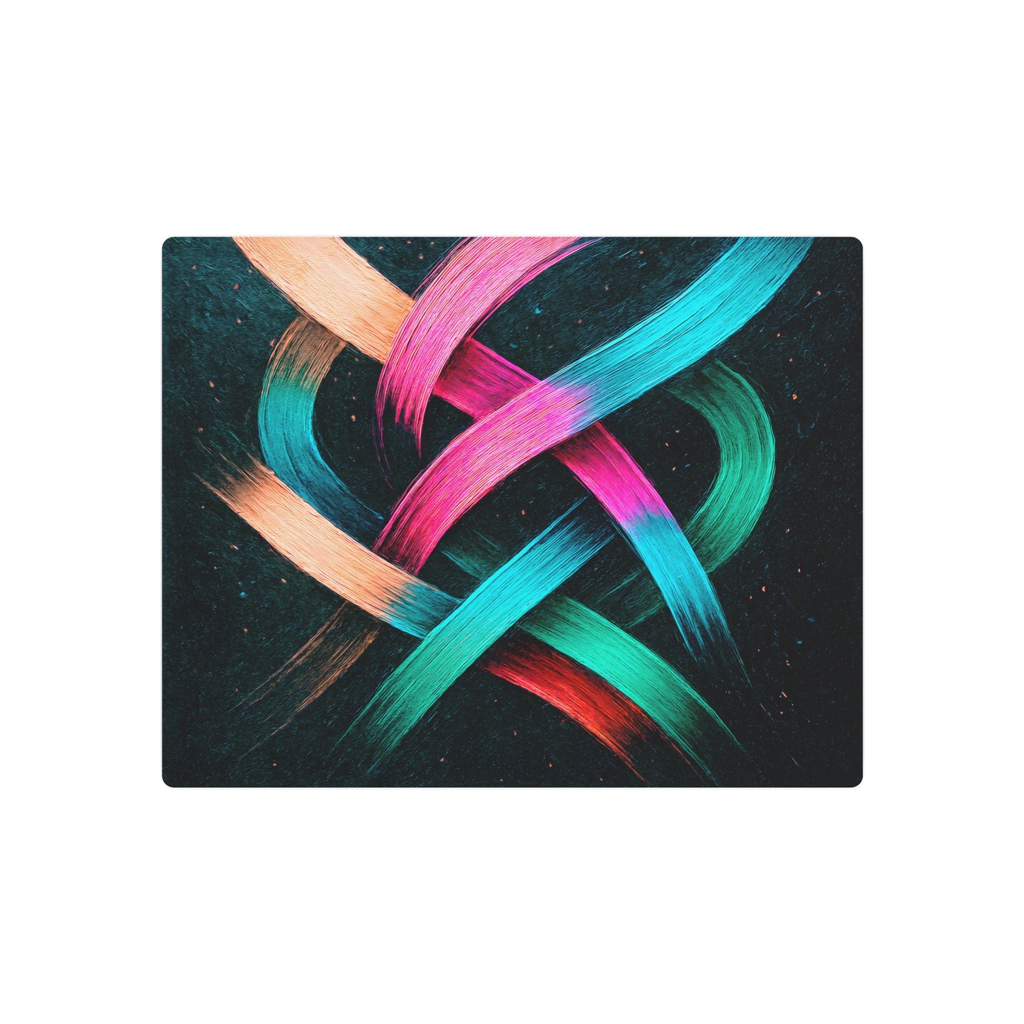 Vibrant Metal Art - Weave Design