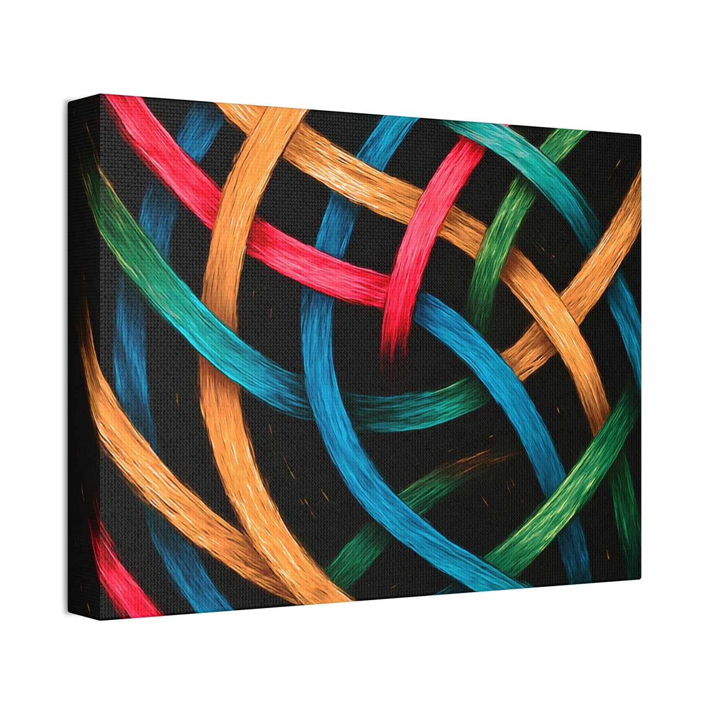 Modern Wall Hanging Canvas Art - Weave Design