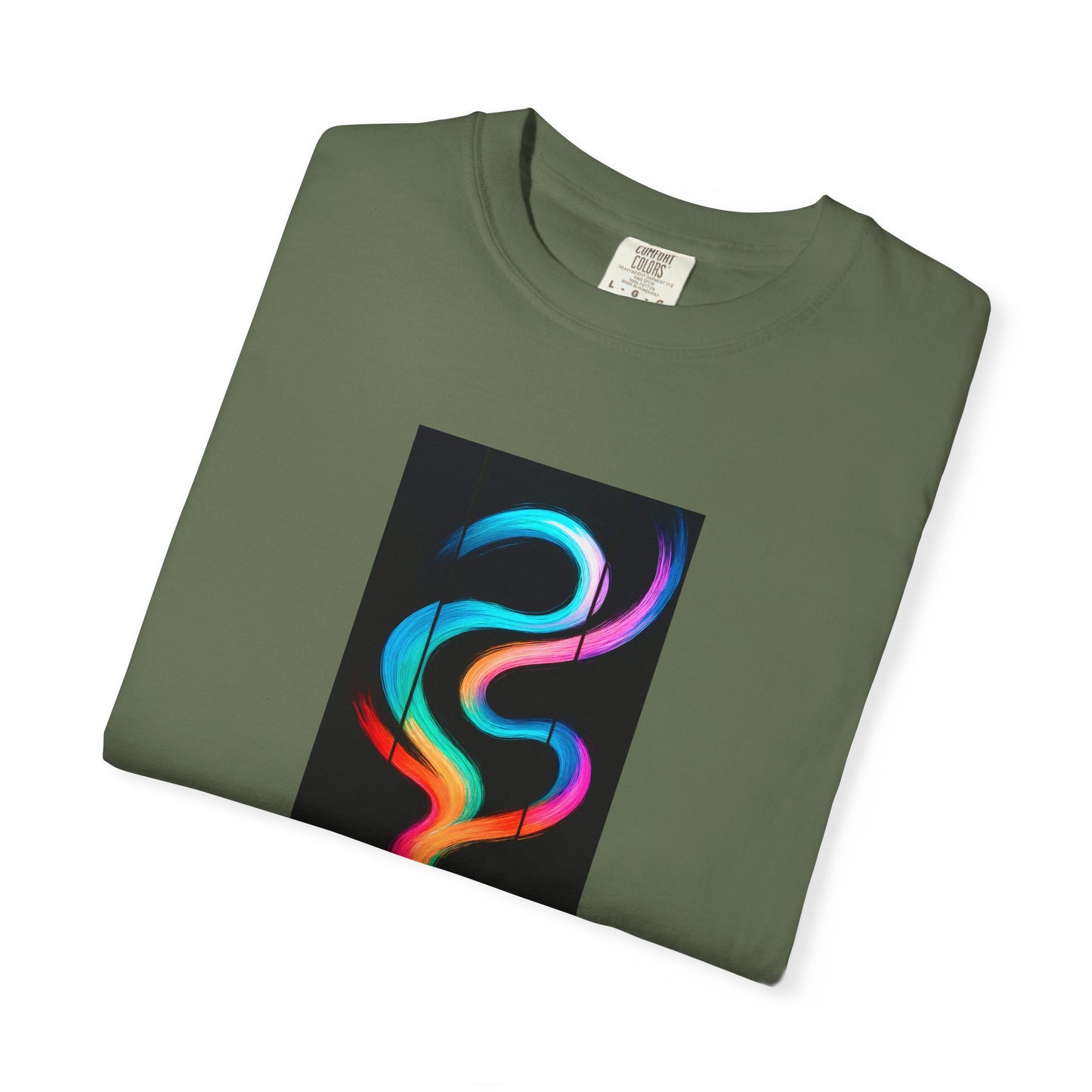 Vibrant Wave Unisex T-Shirt - Weave Design