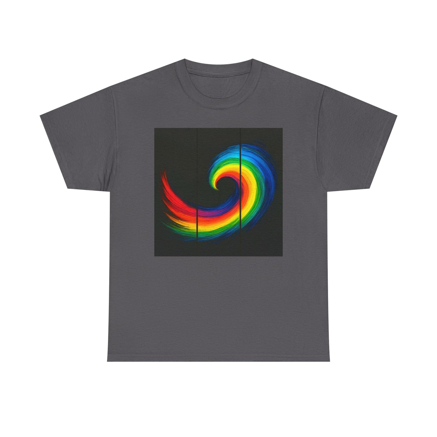 Unisex Heavy Cotton Tee - Cyclone Design