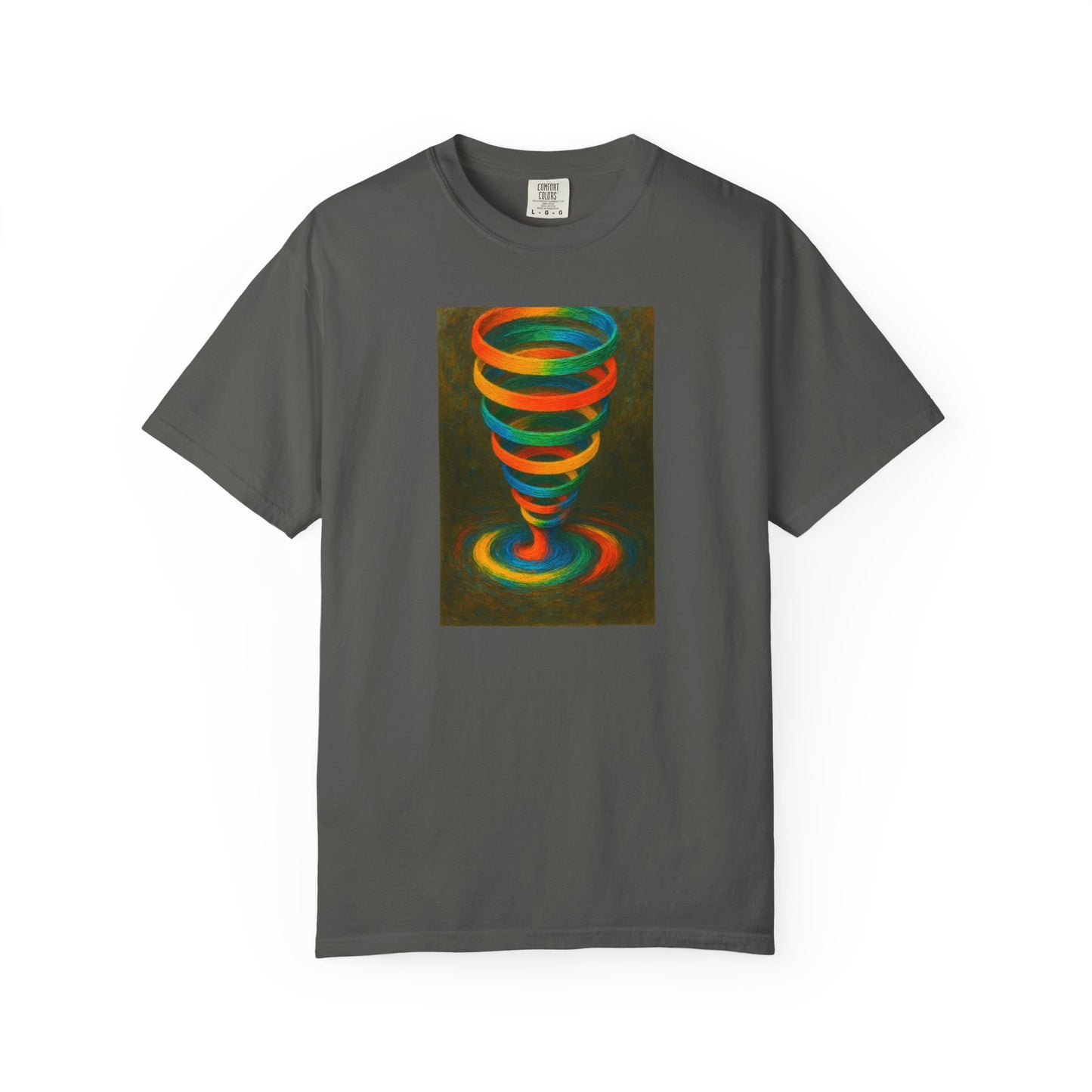Vibrant Swirl Unisex T-Shirt - Cyclone Design