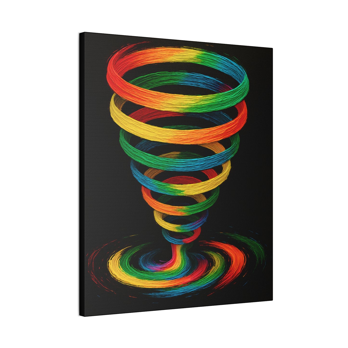 Vibrant Tornado Canvas Art - Cyclone Design