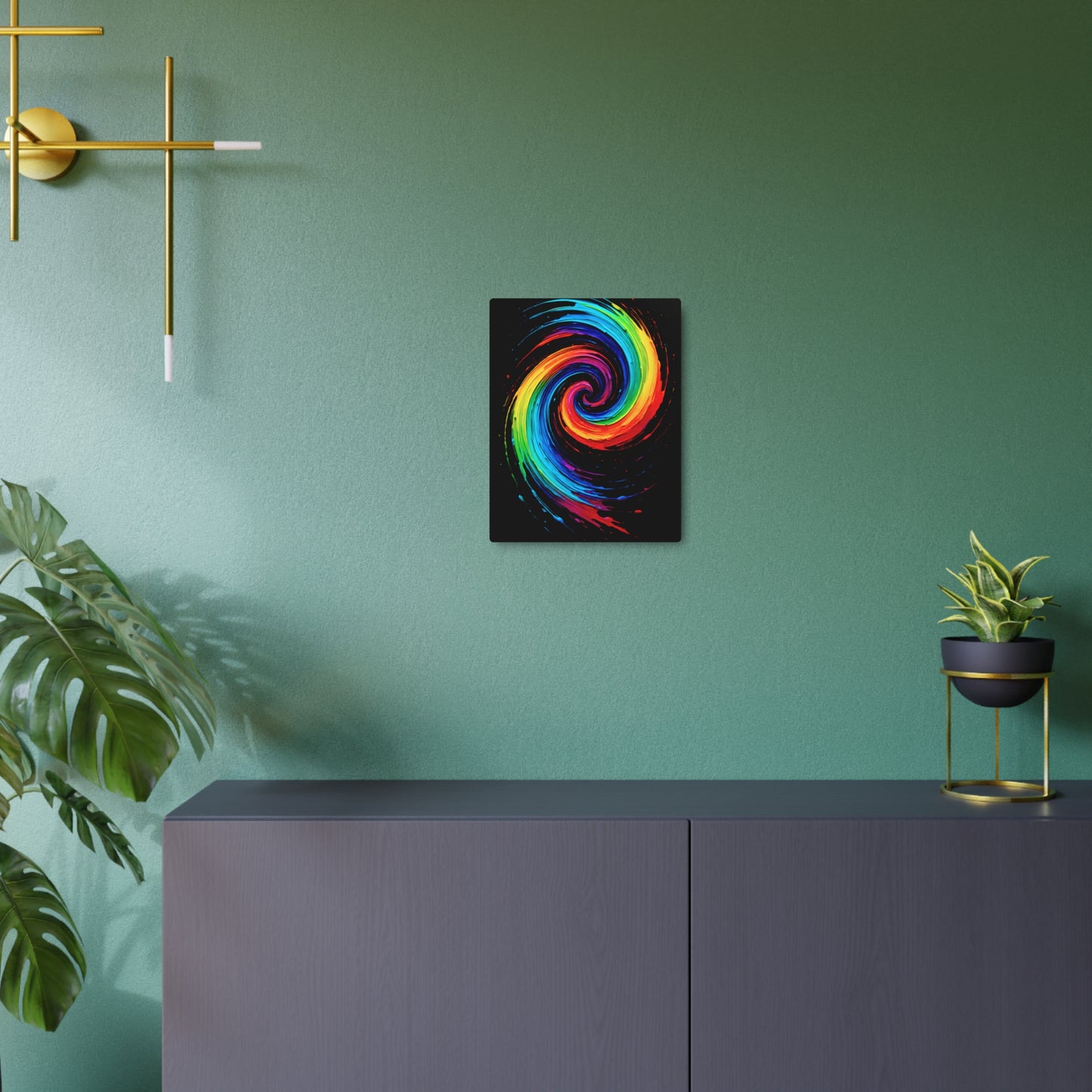 Colorful Wall Décor Metal Art - Cyclone Design