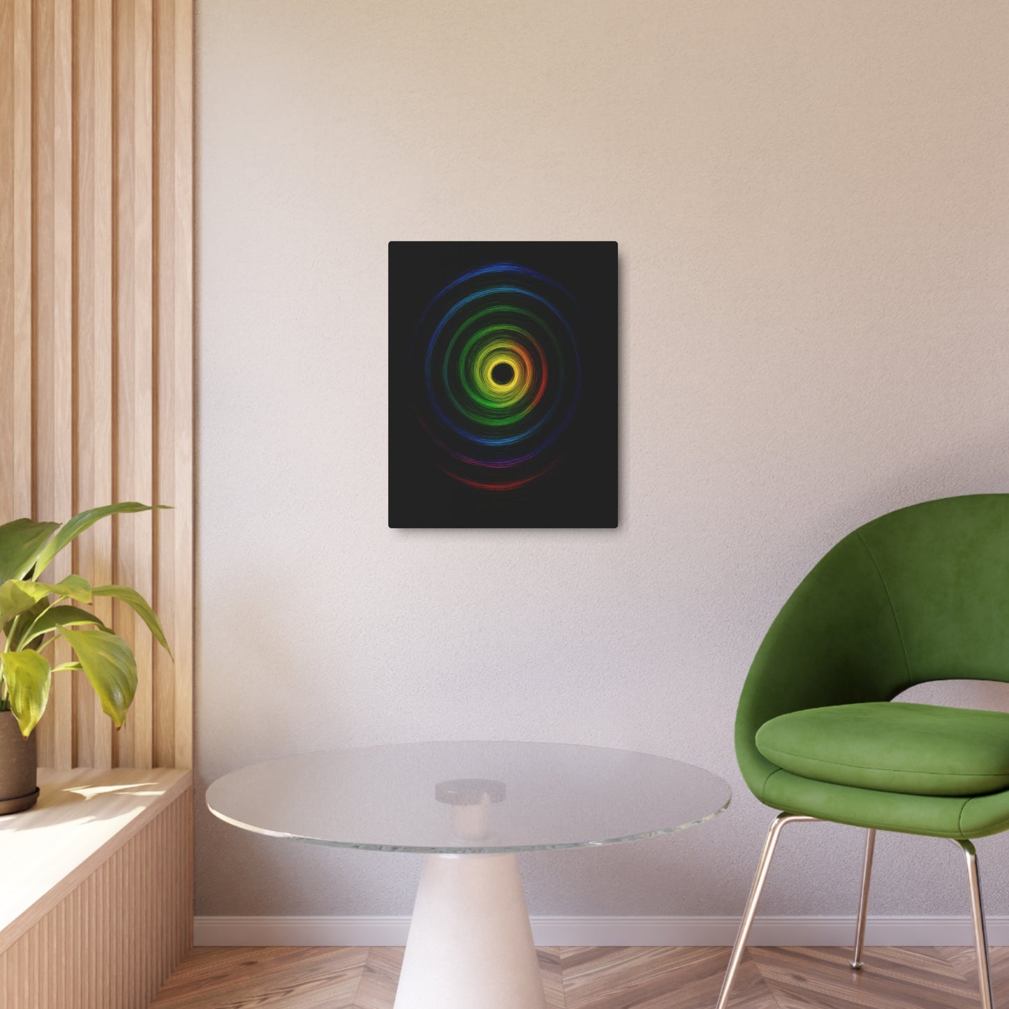 Colorful Spiral WallArt Metal Print - Cyclone Design
