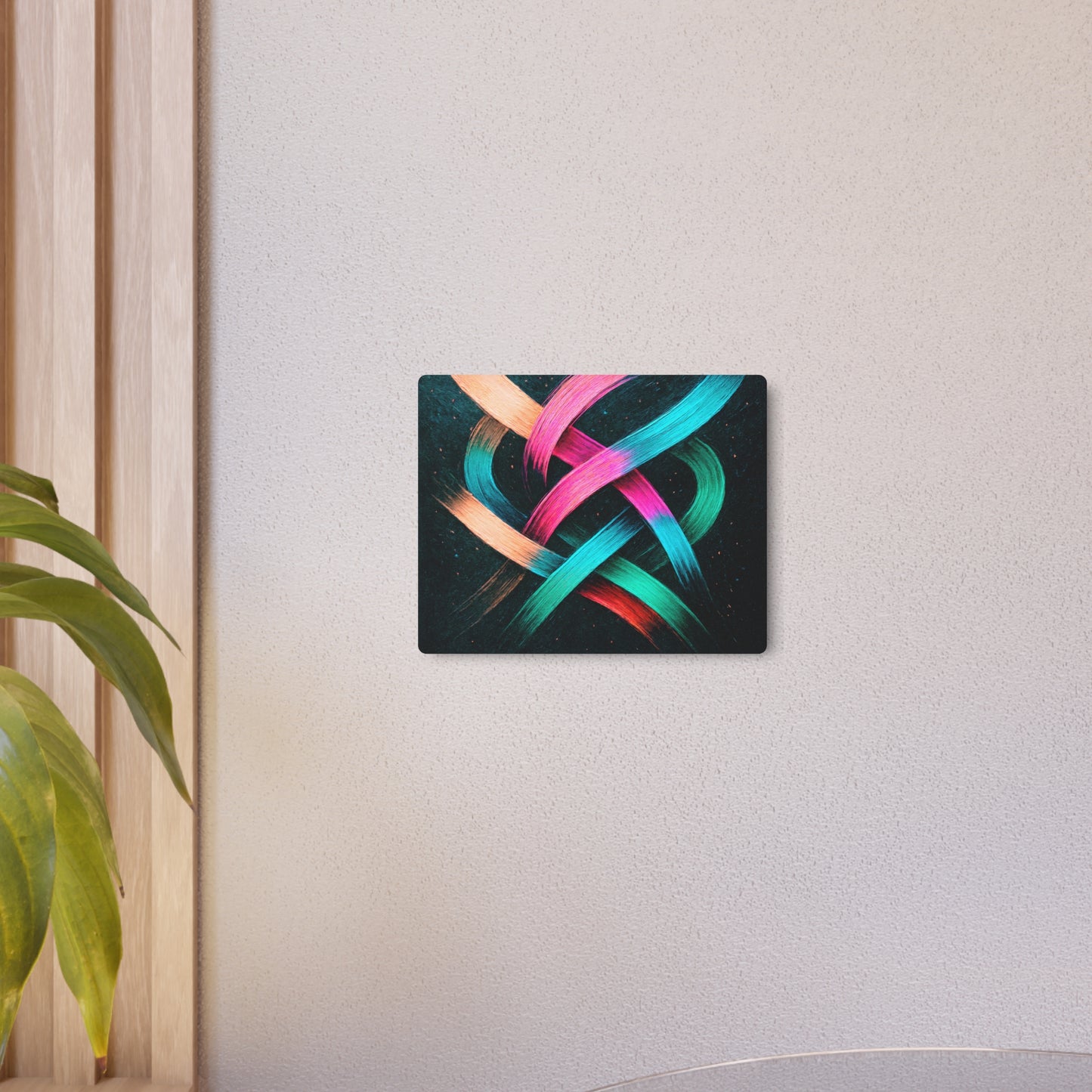 Vibrant Metal Art - Weave Design