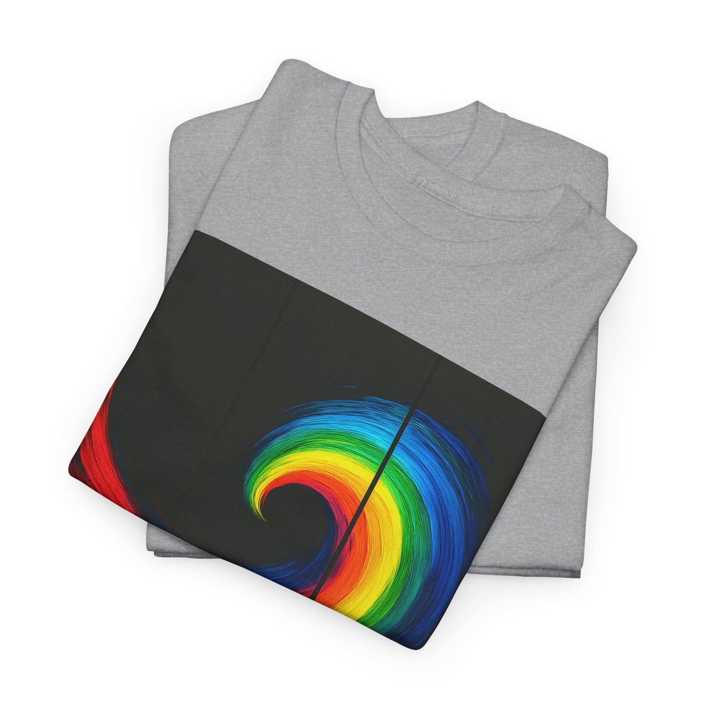 Unisex Heavy Cotton Tee - Cyclone Design