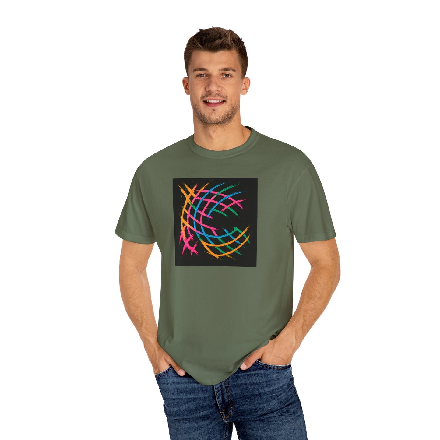 Colorful Abstract Unisex T-Shirt - Weave Design