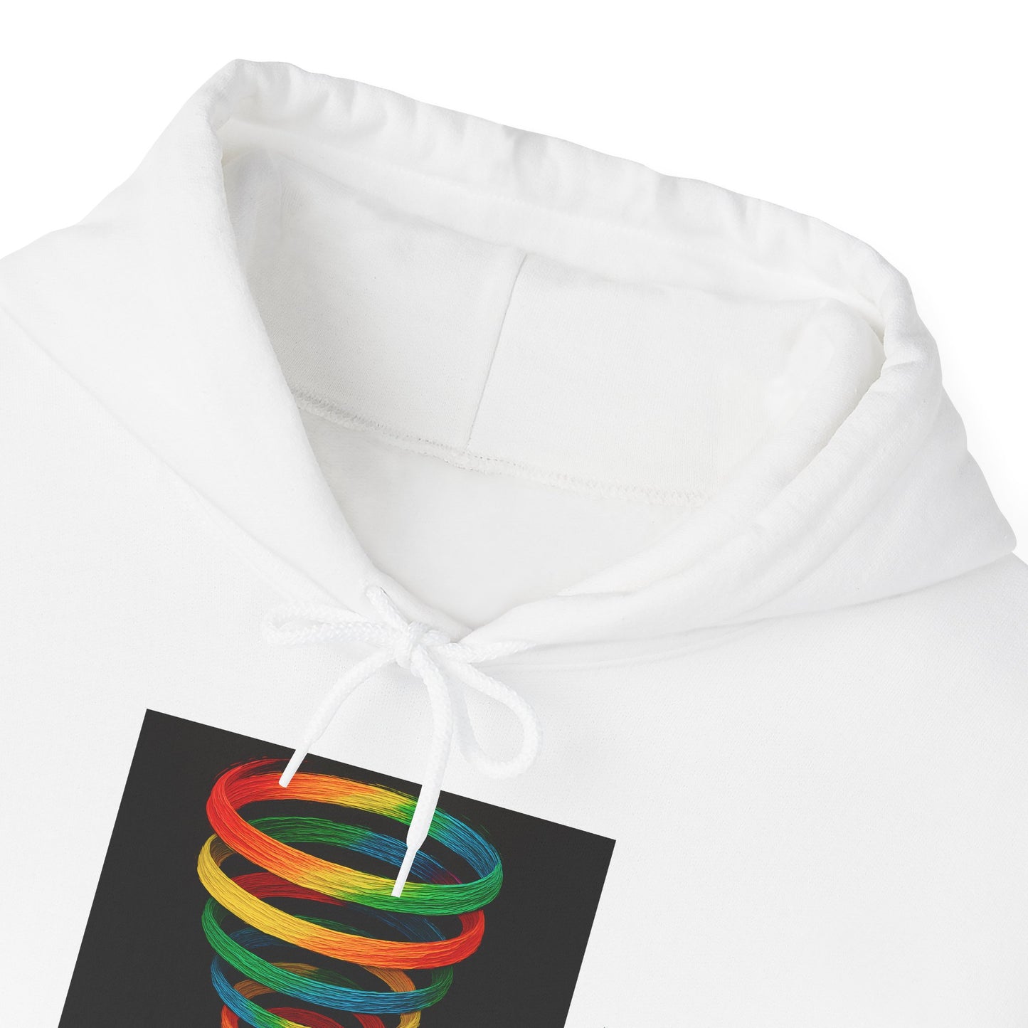 Colorful Swirl Unisex Hoodie - Cyclone Design