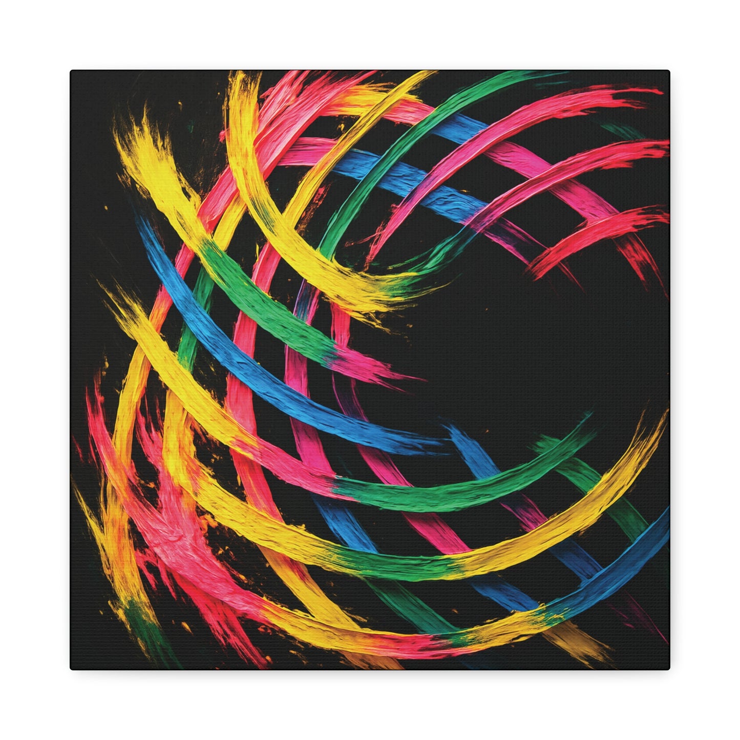 Vibrant Weave Canvas Print - 1.25