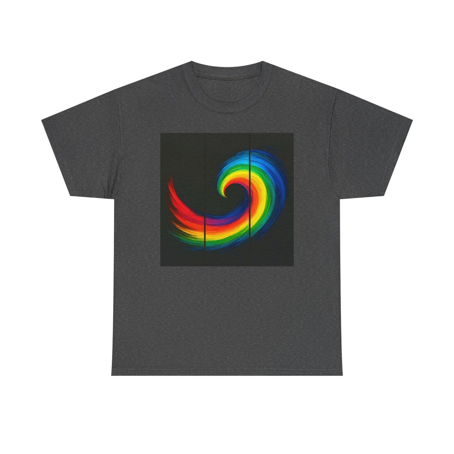 Unisex Heavy Cotton Tee - Cyclone Design