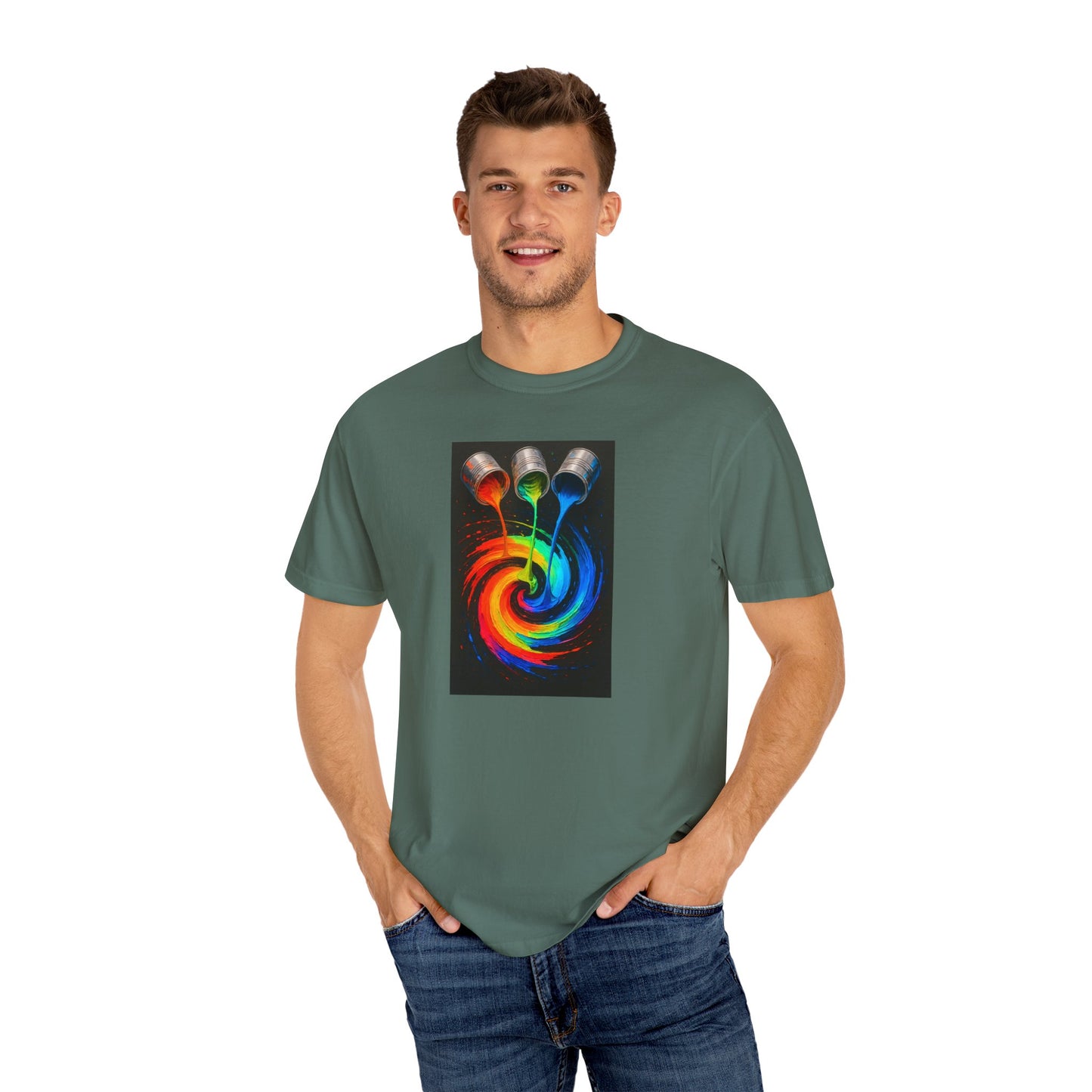 Colorful Artistic T-Shirt - Melt Design