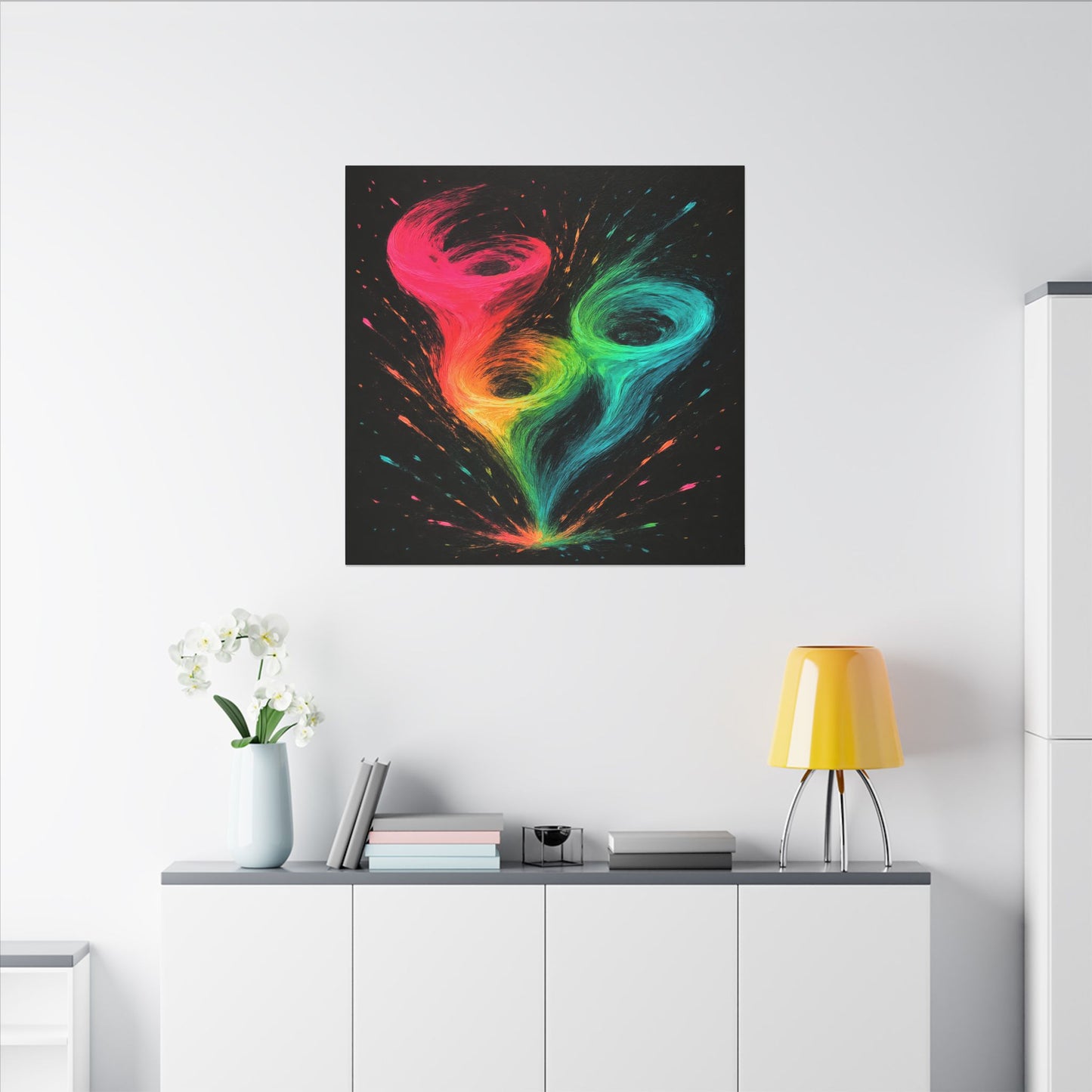 Abstract Wall Hanging Canvas Print - Cyclone Design