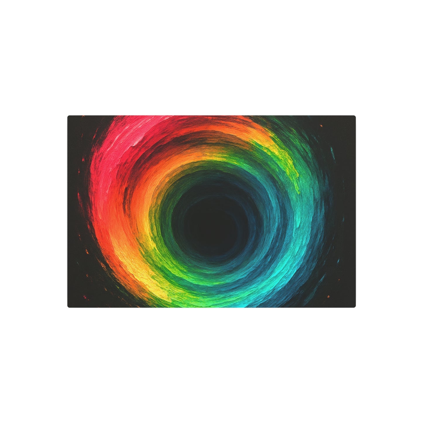 Colorful Cyclone Metal Wall Art