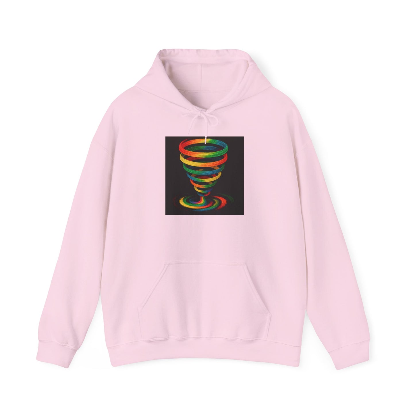 Colorful Swirl Unisex Hoodie - Cyclone Design