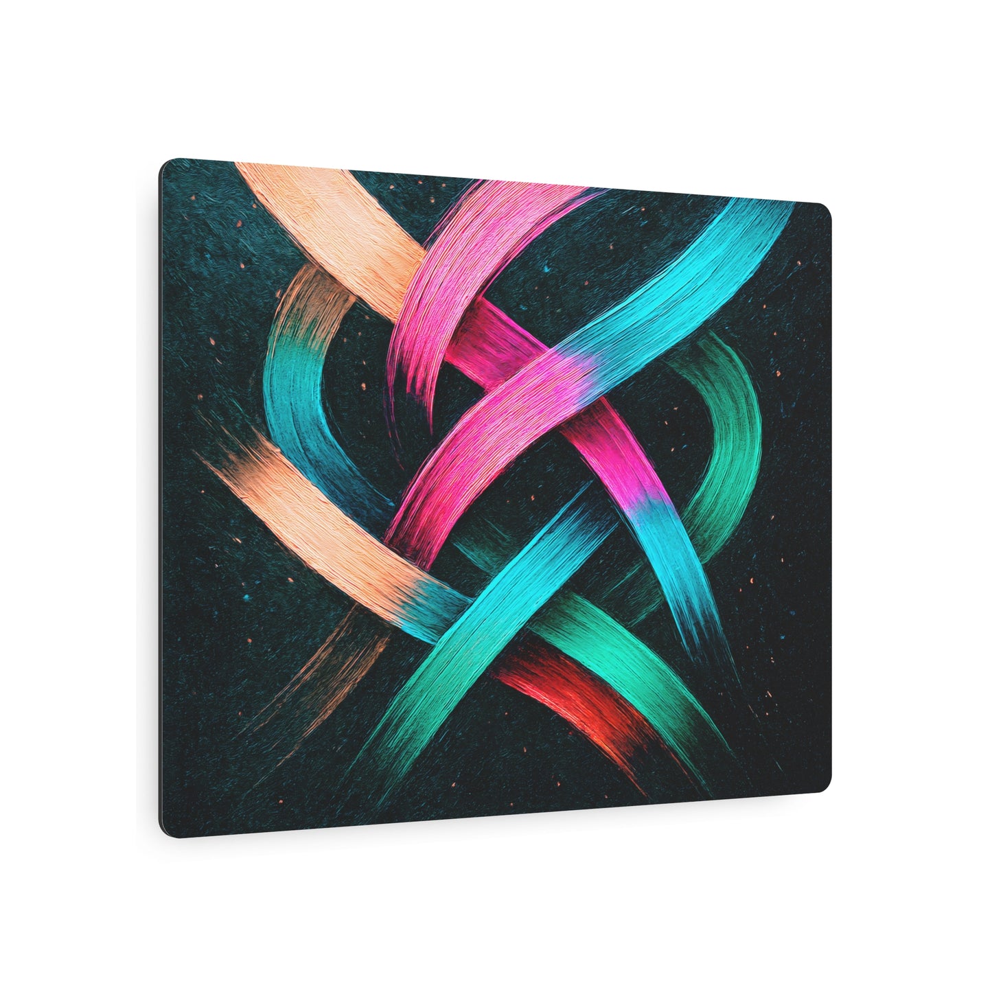 Vibrant Metal Art - Weave Design