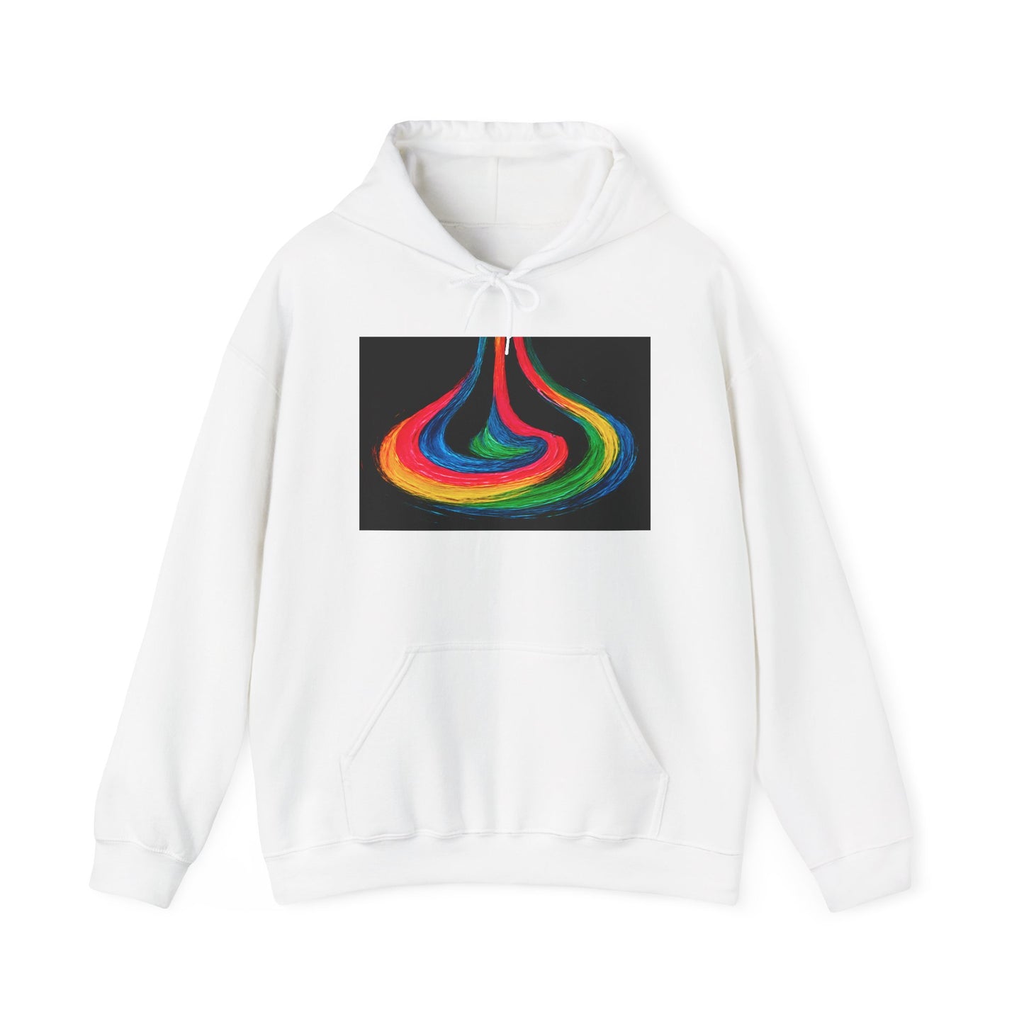 Colorful Swirl Unisex Heavy Blend™ Hooded Sweatshirt - Cyclone Design
