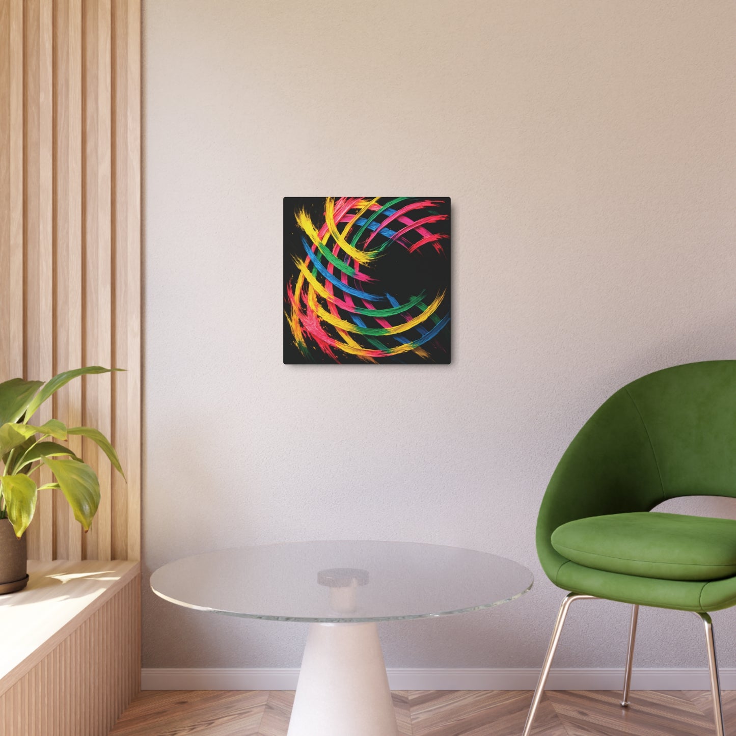 Weave Art Metal Print