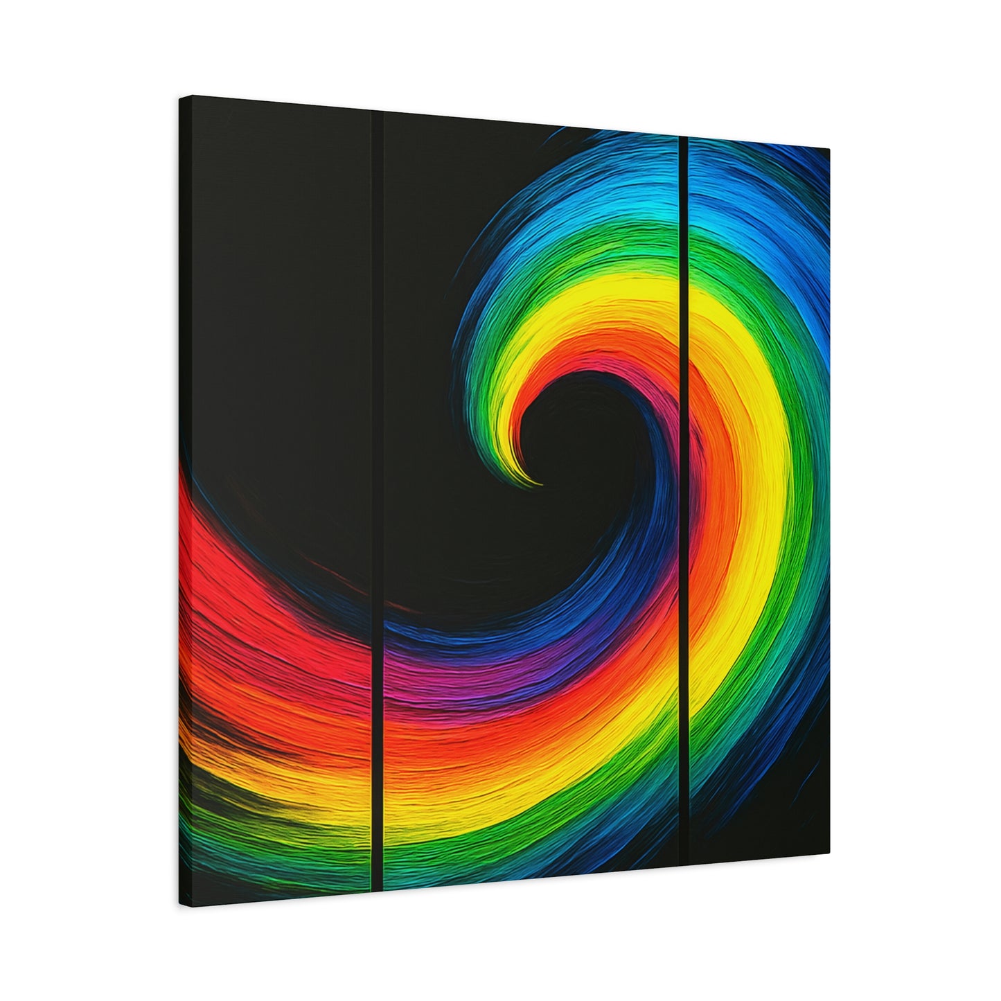 Vibrant WallArt Canvas- Cyclone Design