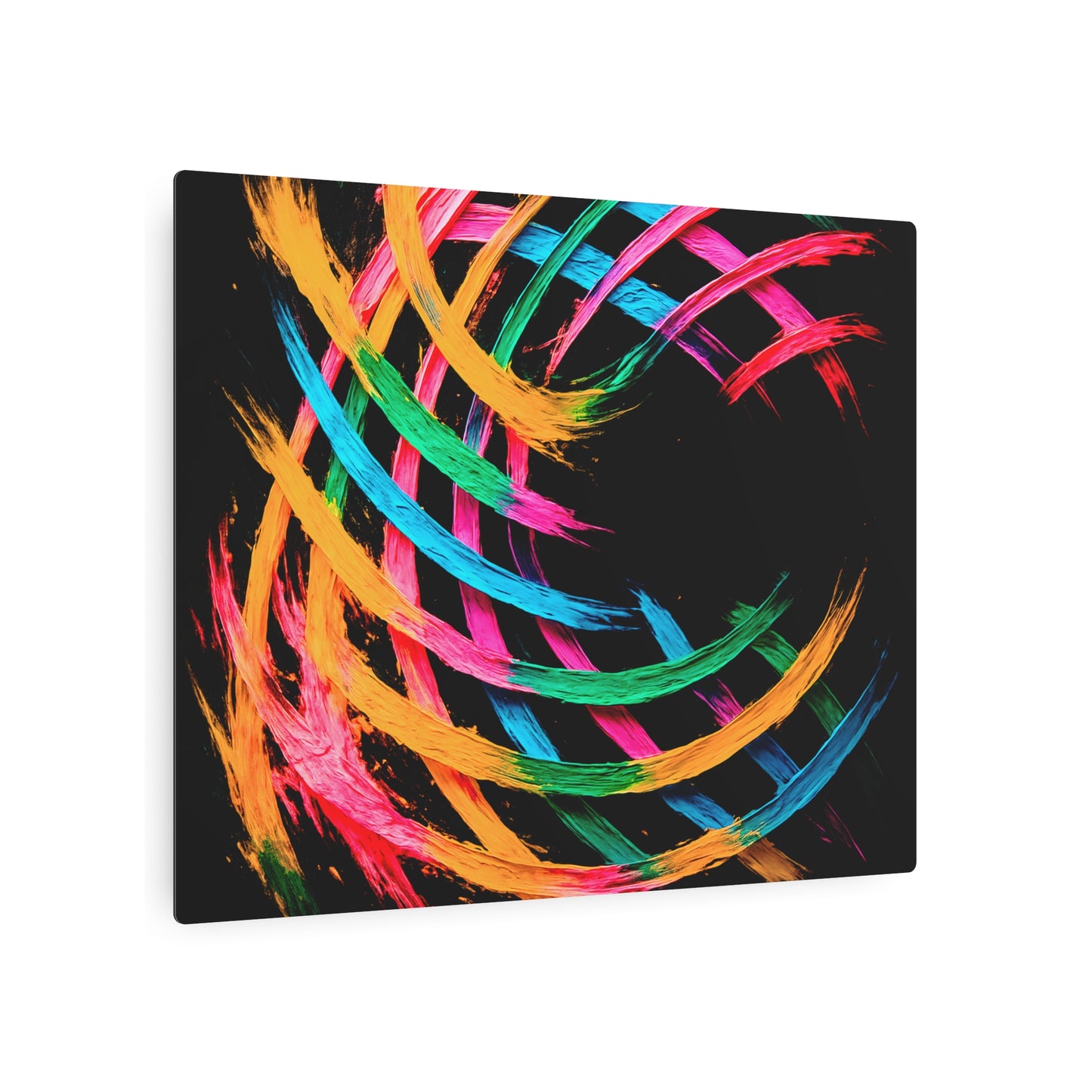 Colorful Abstract Metal Art - Weave Design
