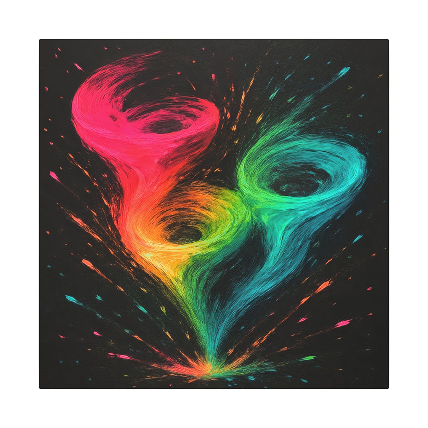 Abstract Wall Hanging Canvas Print - Cyclone Design