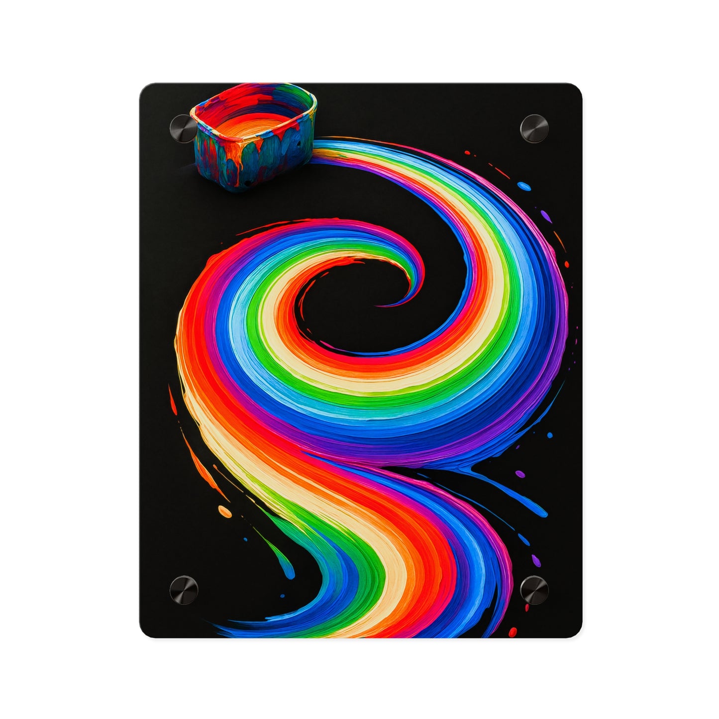 Vibrant Acrylic Wall Art - Melt Design