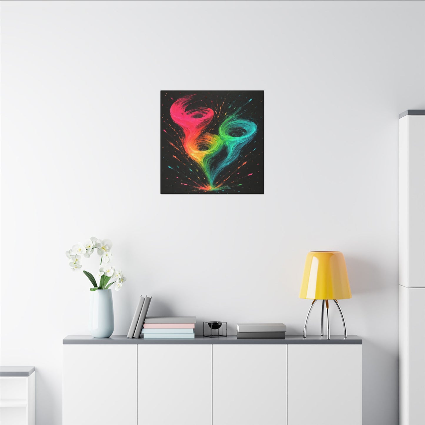 Abstract Wall Hanging Canvas Print - Cyclone Design