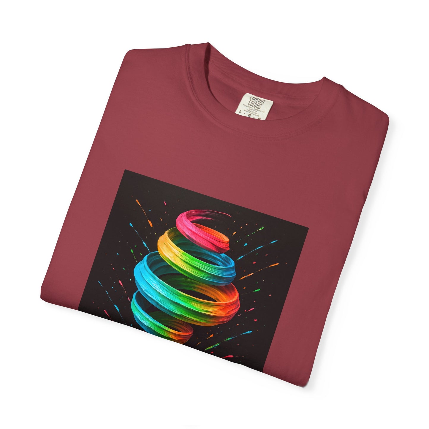 Vibrant Swirl Unisex T-Shirt - Cyclone Design