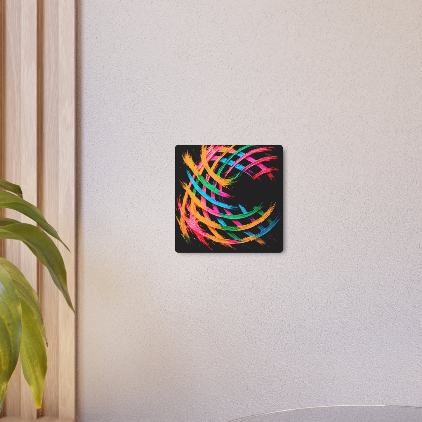 Colorful Abstract Metal Art - Weave Design